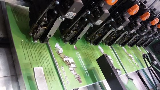 Producción racionalizada de cuadernos de escritura de páginas alineadas con máquina totalmente automática